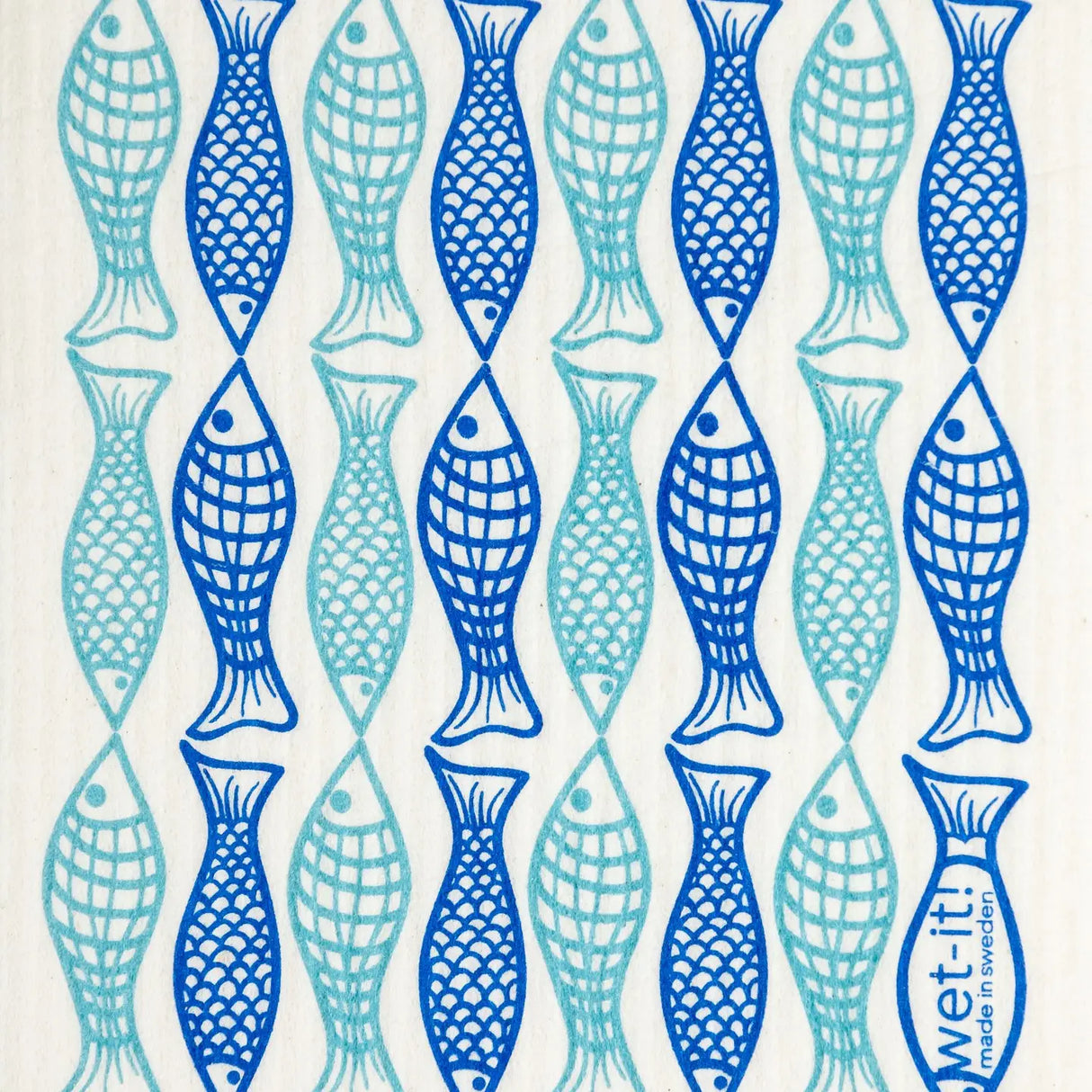 Catch of the Day Blue Swedish Cloth