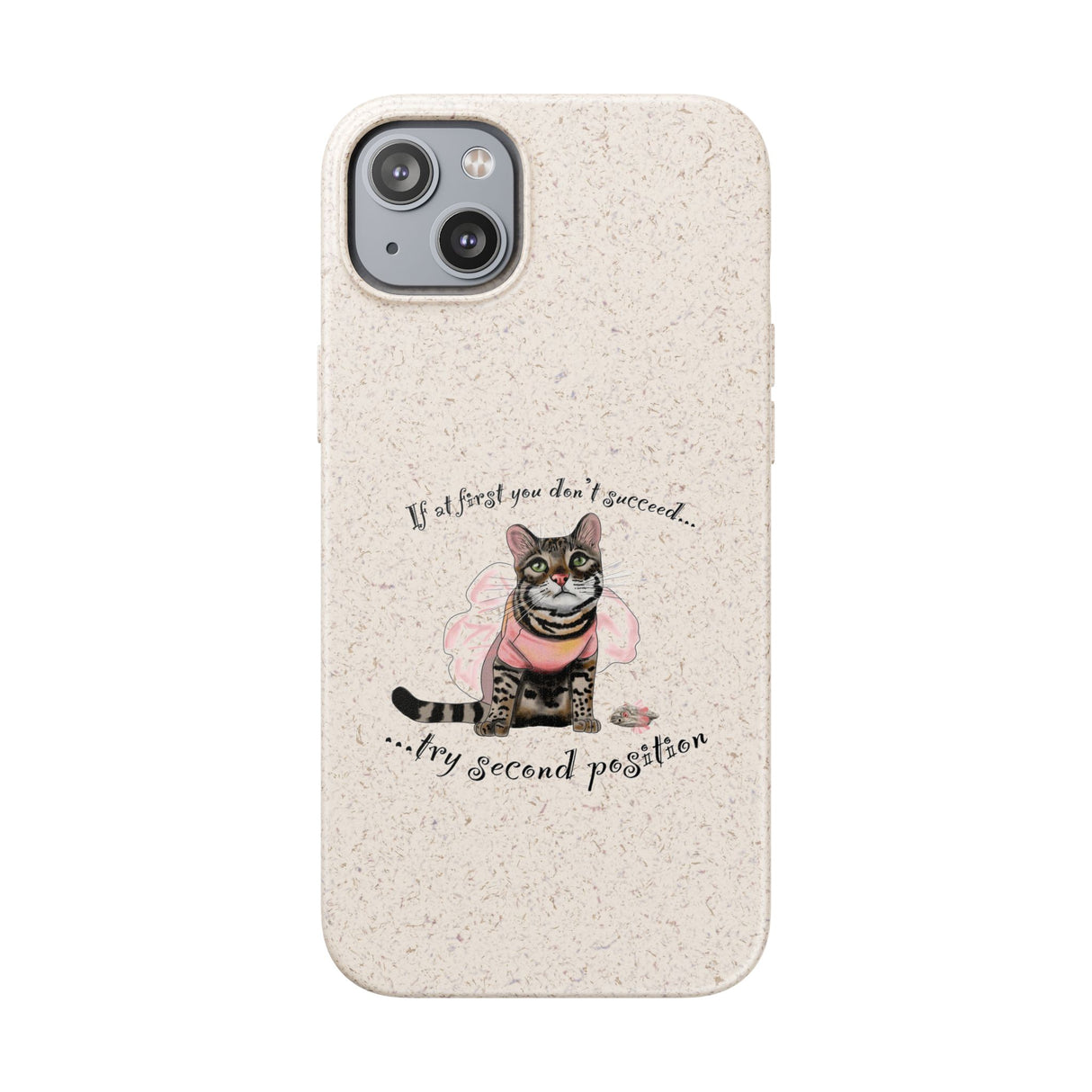 Phone Case - Flounder and Mouse Toy in Ballet Tutus Design by Nina