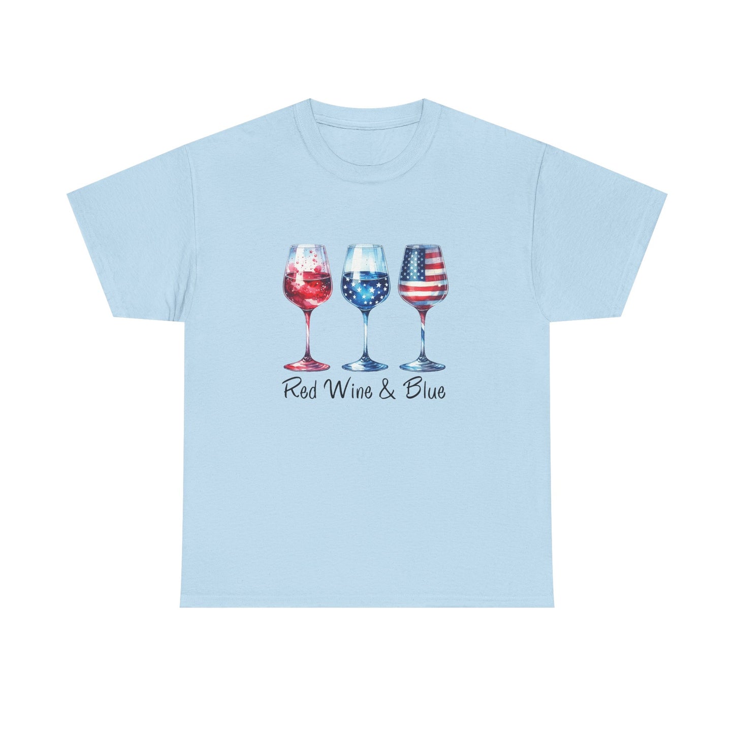 Red Wine & Blue - Cotton Tee