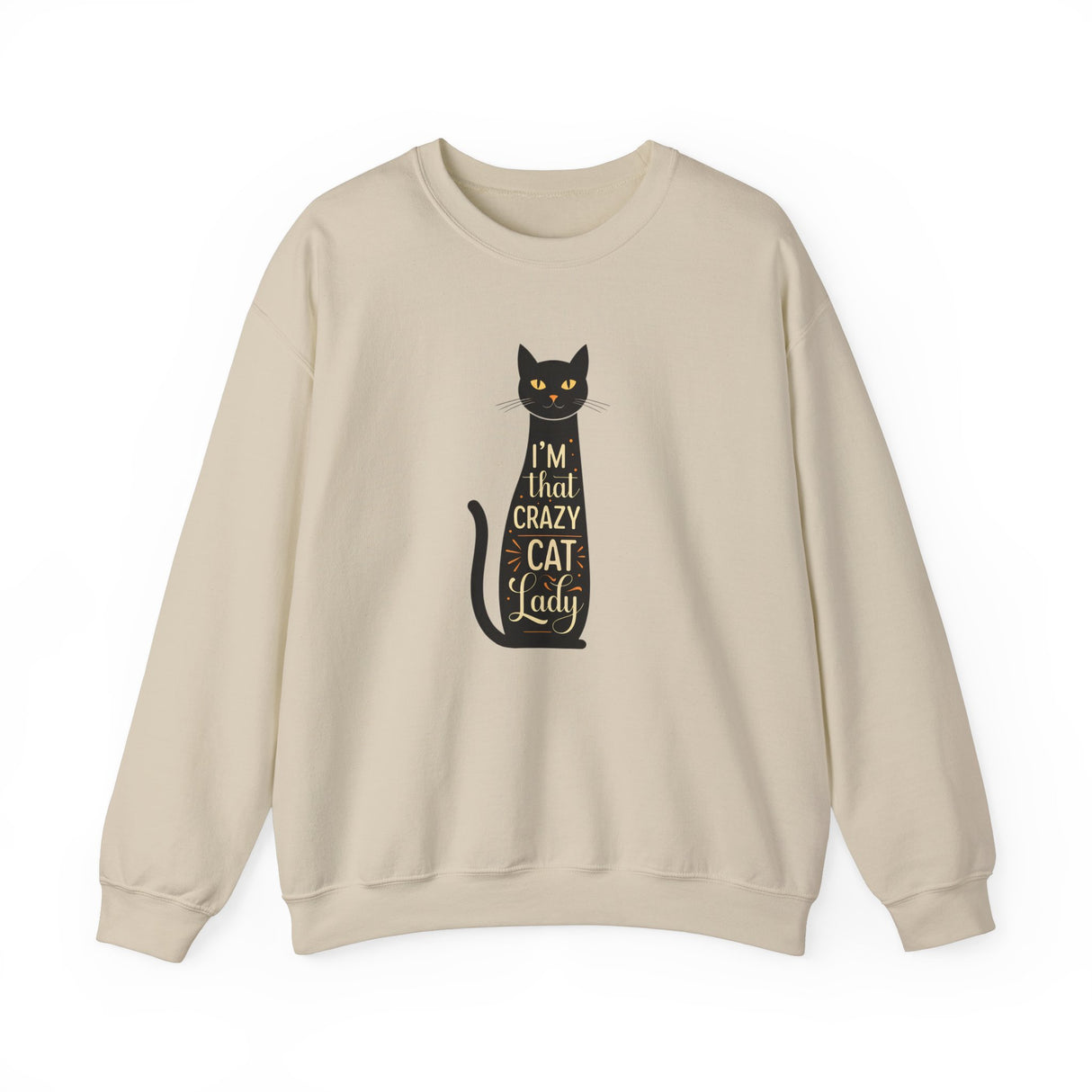 Funny Cat Lady Sweatshirt - Adult