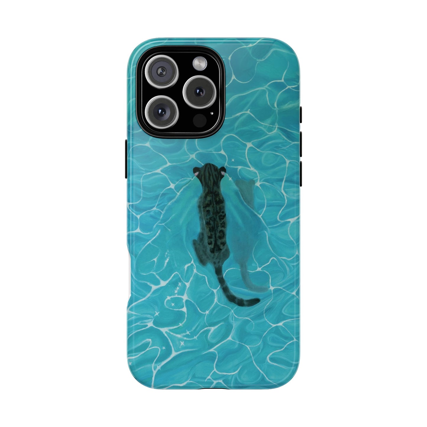 Phone Cases Purrmaid Painting featuring Flounder