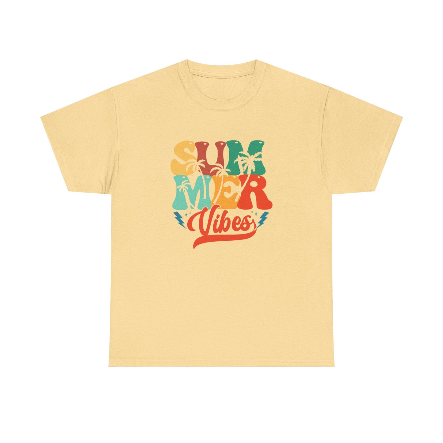Retro Summer Vibes Unisex Cotton Tee
