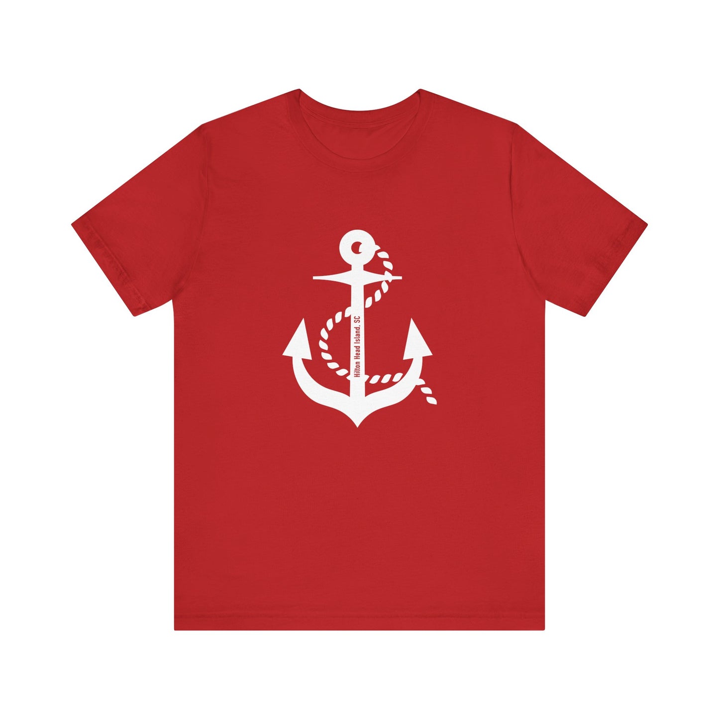 Nautical Anchor Unisex Tee - Hilton Head Island, SC