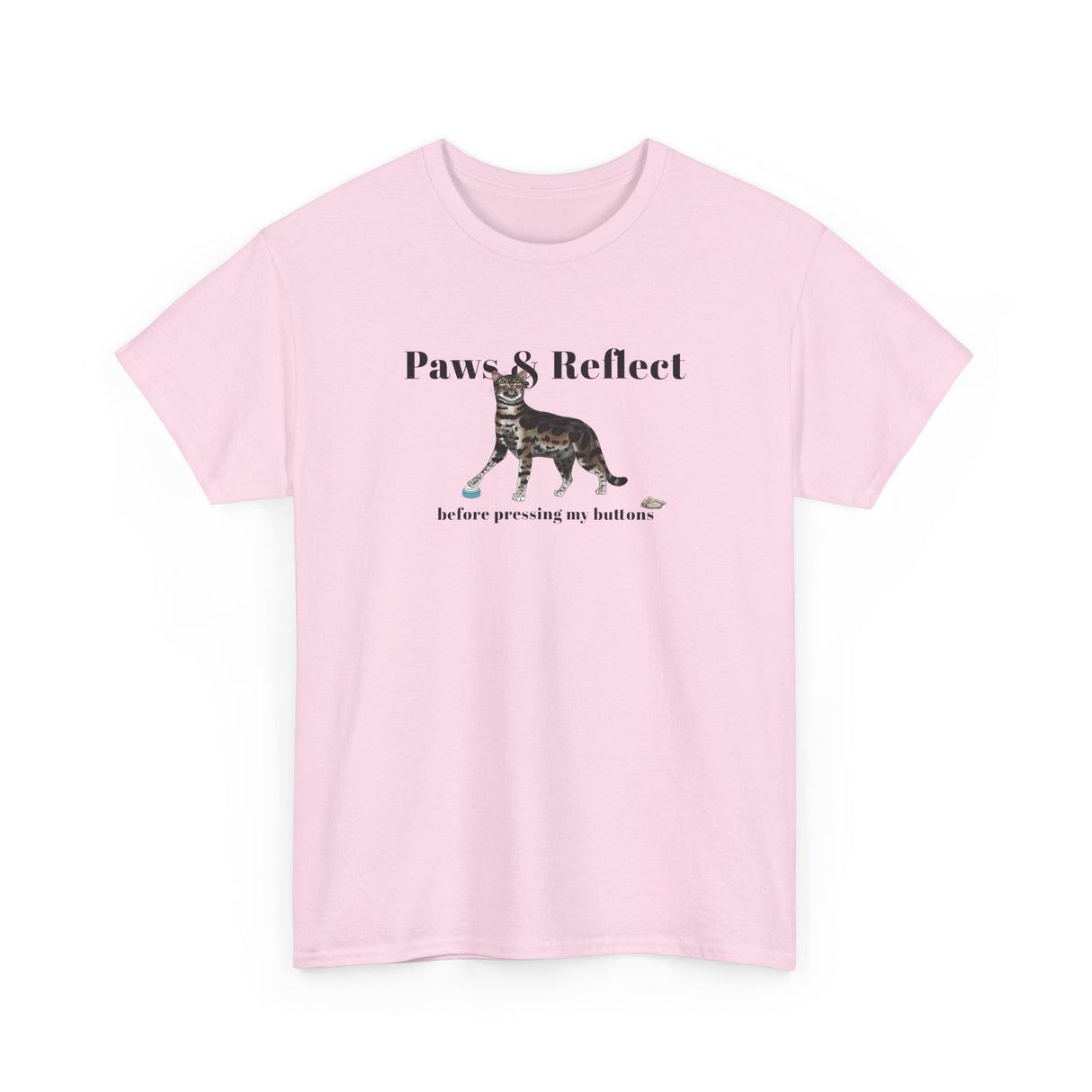 Purrmaid Tee with 'Paws and Reflect' Design