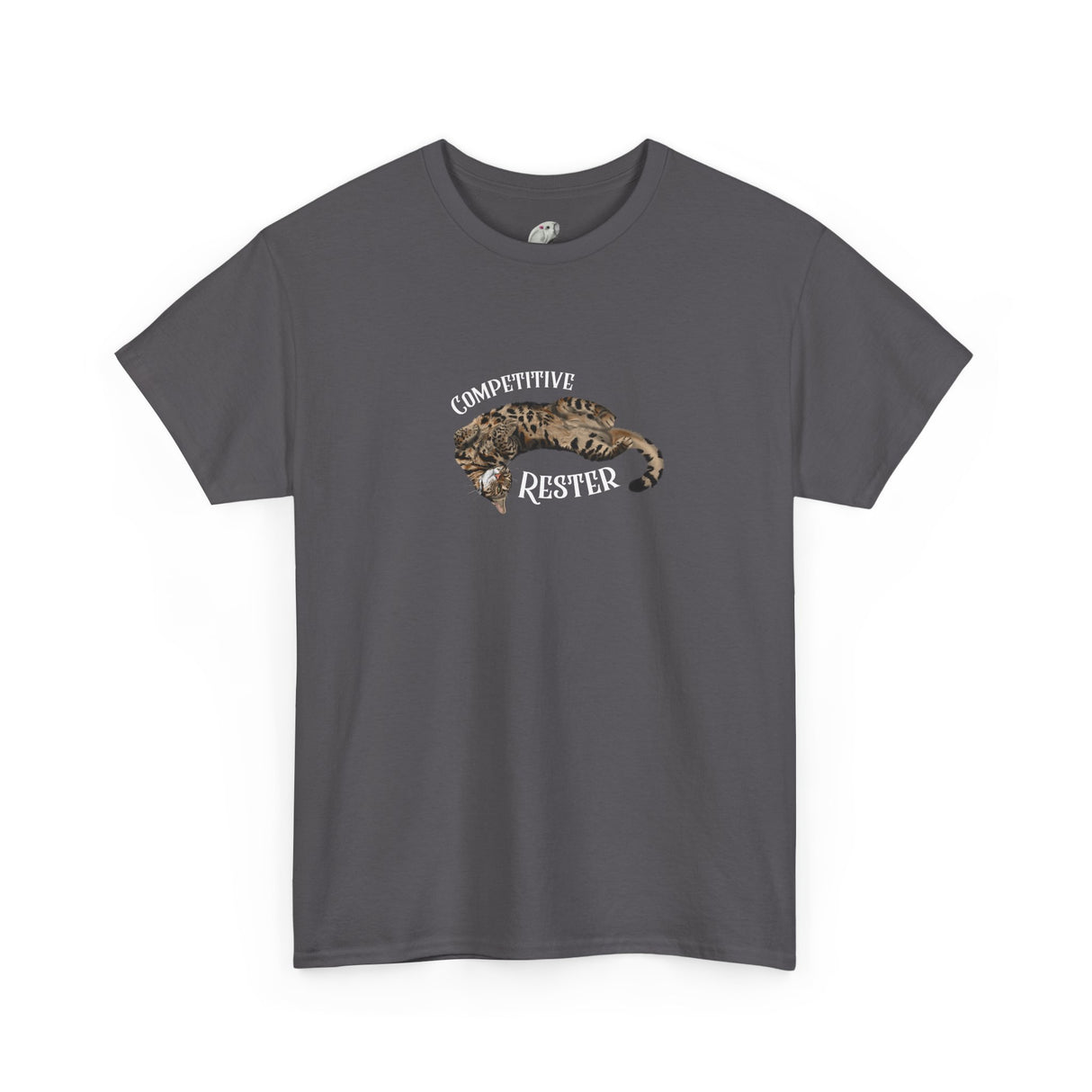 Flounder 'Competitive Rester' T-Shirt — Funny Resting Pose Tee