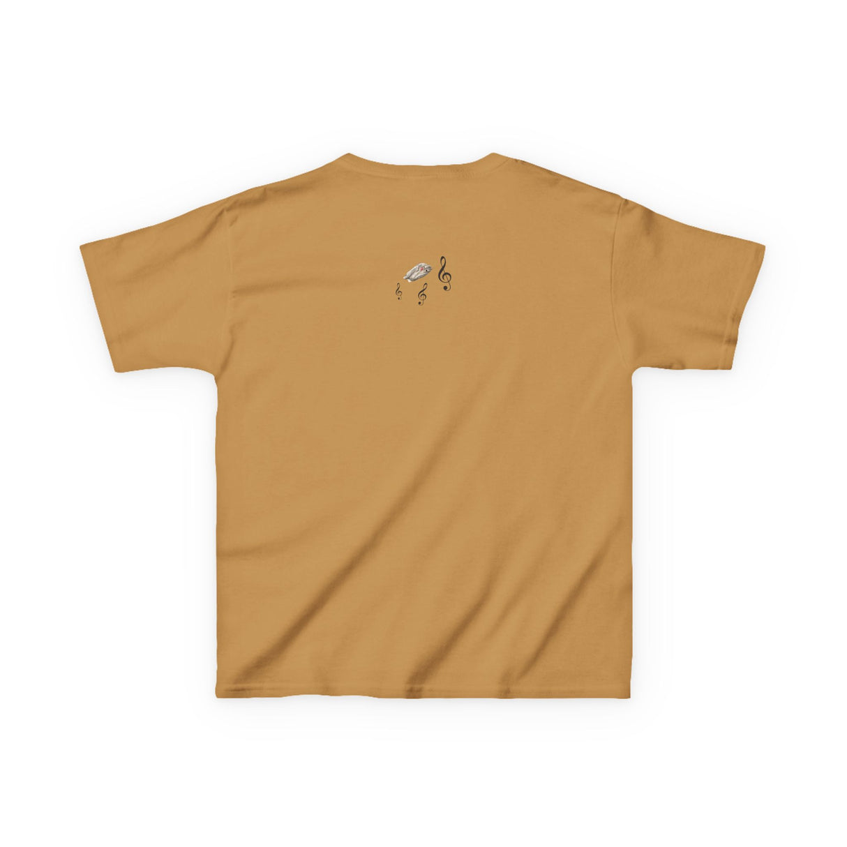 Kids Tee - Treble Maker Design Hand Drawn by Flounder's Mom, Nina Featuring Flounder the Purrmaid Playing Piano for Mouse Toy