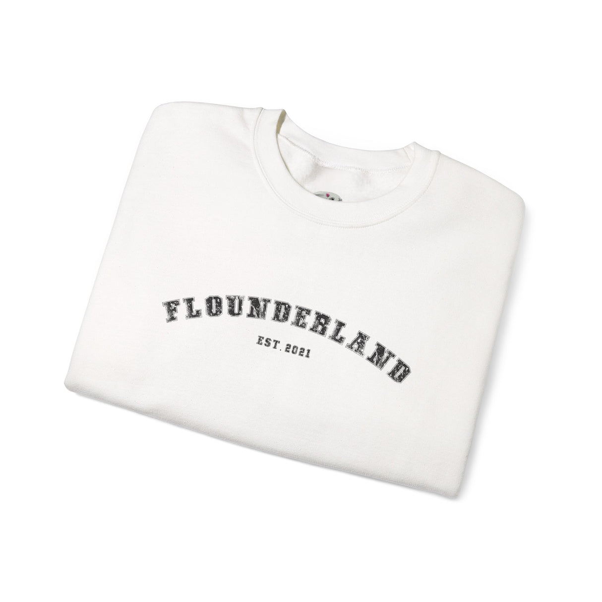 FlounderLand Collegiate Crewneck Sweatshirt — "EST. 2021"