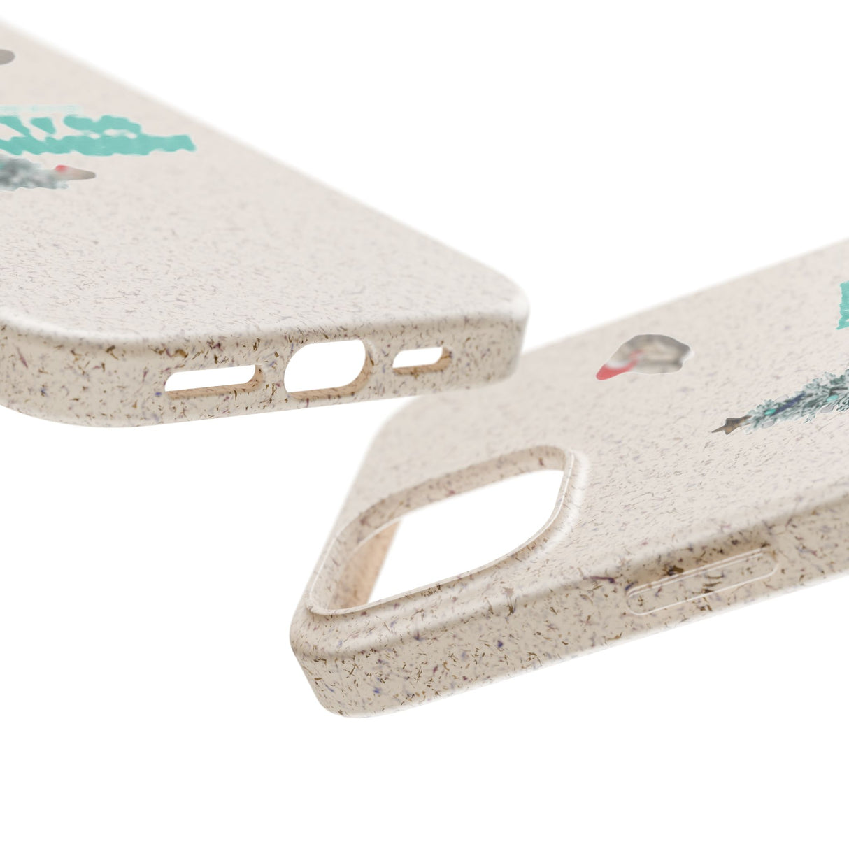 Phone Case with Christmas Tree Hugger Design