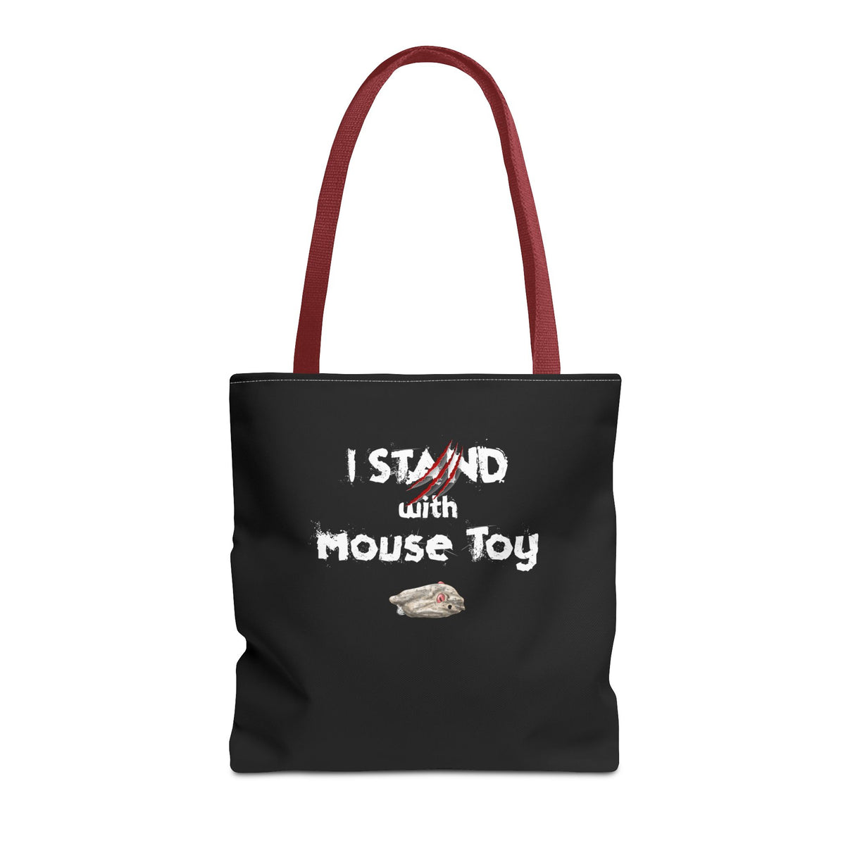 Mouse Toy Tote Bag - Hand Drawn Design by Nina