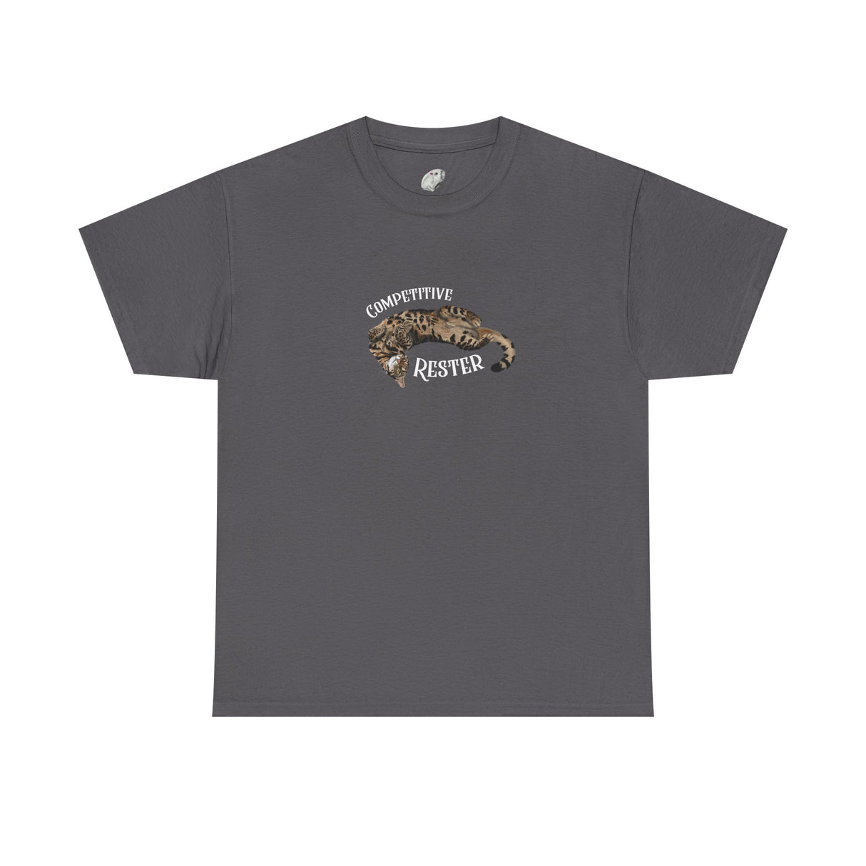 Flounder 'Competitive Rester' T-Shirt — Funny Resting Pose Tee