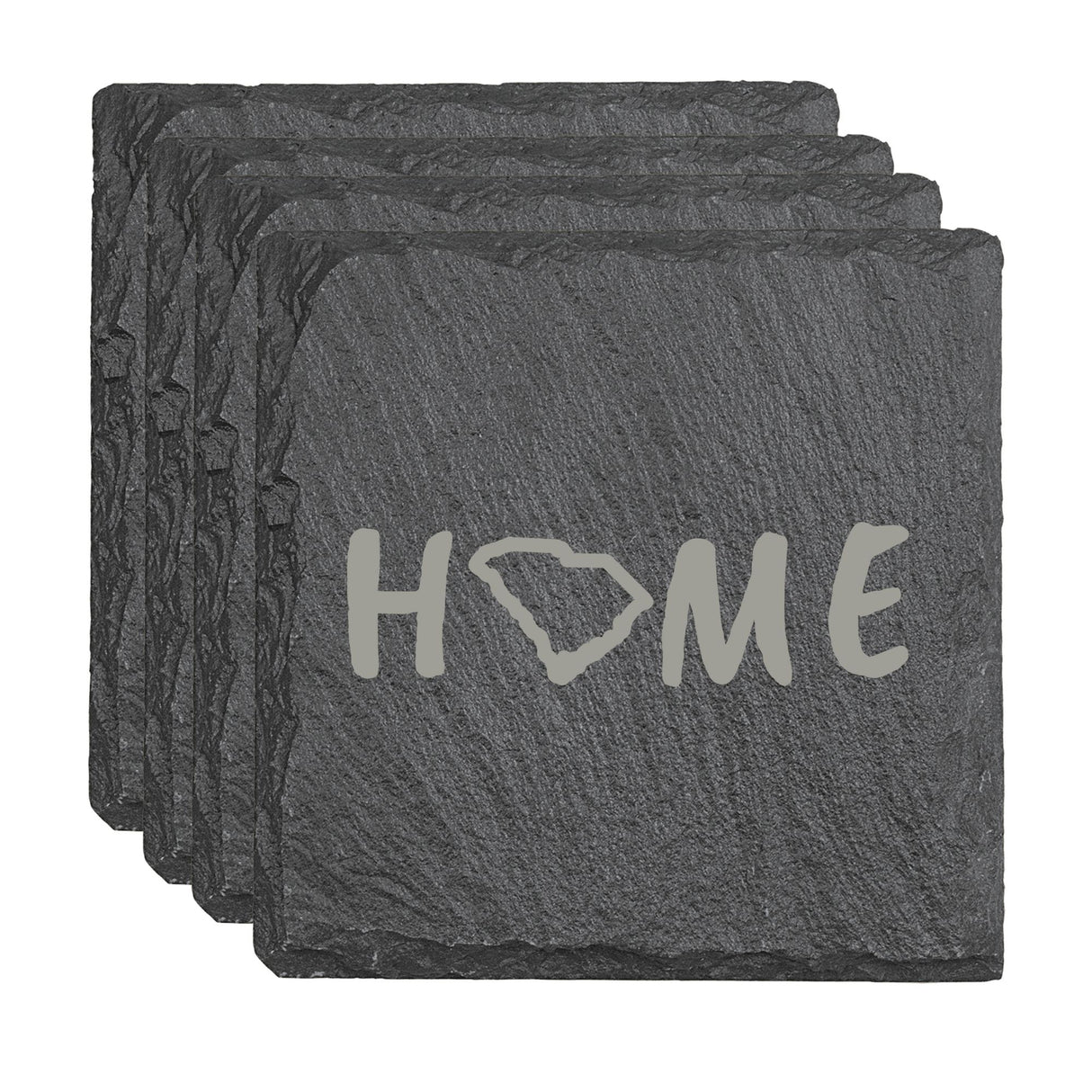 South Carolina Slate Coasters - Set of 4 - 17 design options