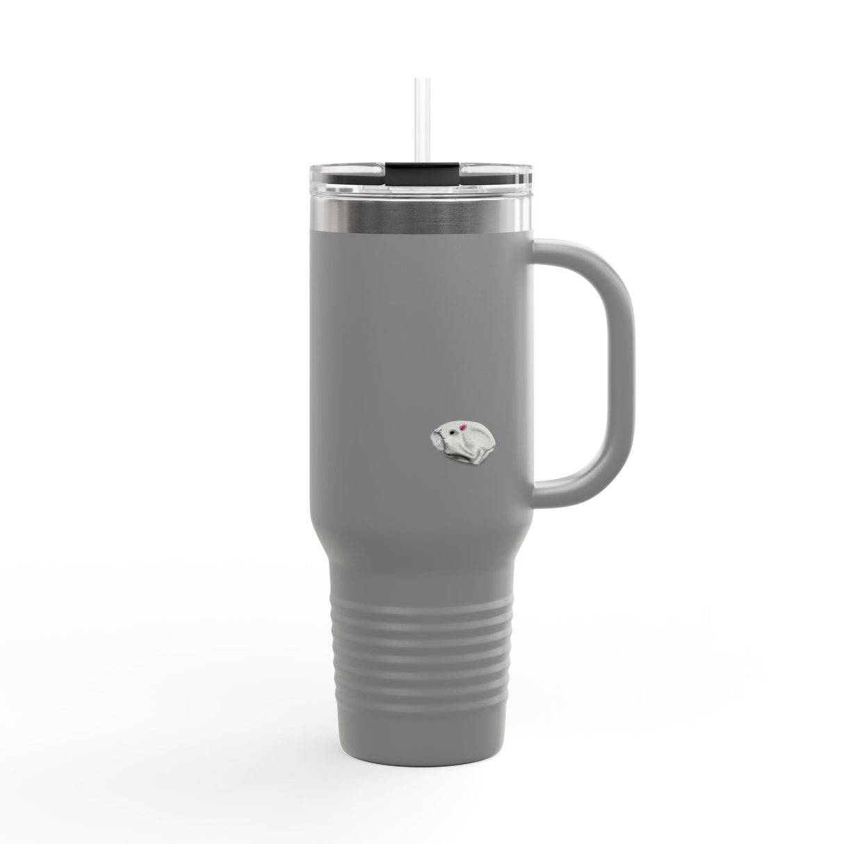 40oz Insulated Travel Mug — “I Said What I Said” Flounder Talking Pet Buttons Design