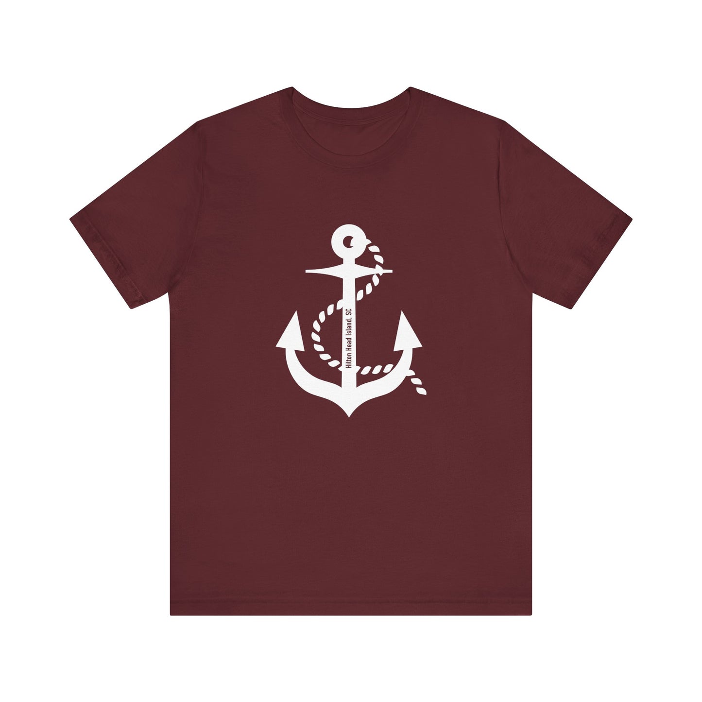 Nautical Anchor Unisex Tee - Hilton Head Island, SC