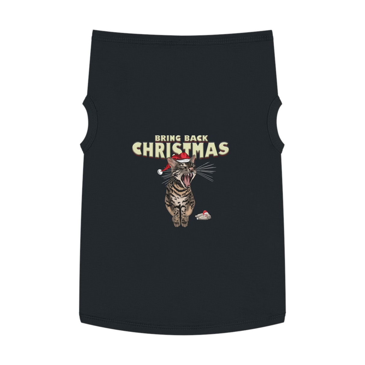 Flounder Cat - Bring Back Christmas Pet Tank Top