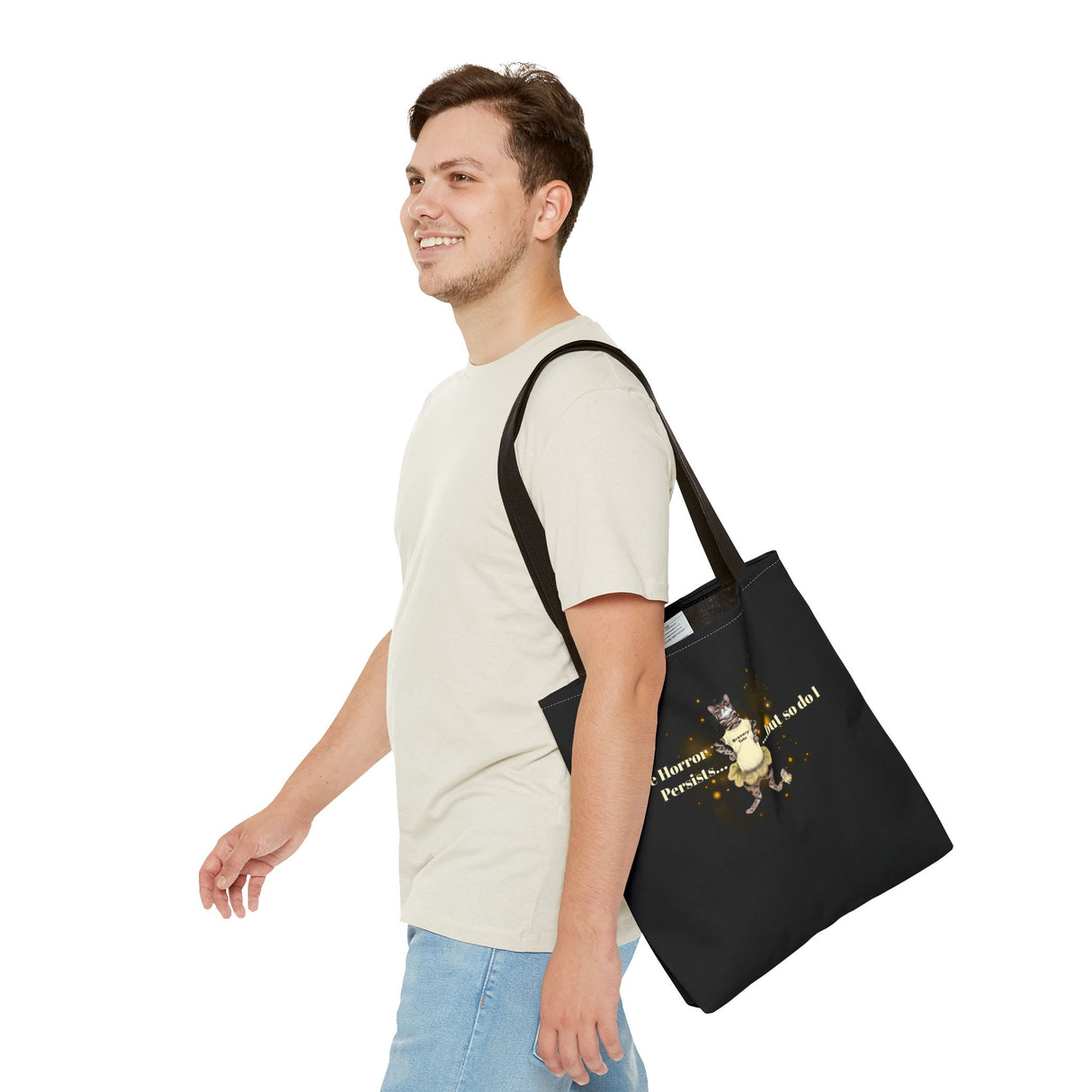 Tote Bag - Bravery Tutu Design with Flounder the Purrmaid and Mouse Toy
