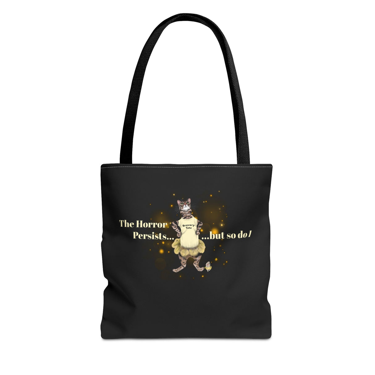 Tote Bag - Bravery Tutu Design with Flounder the Purrmaid and Mouse Toy