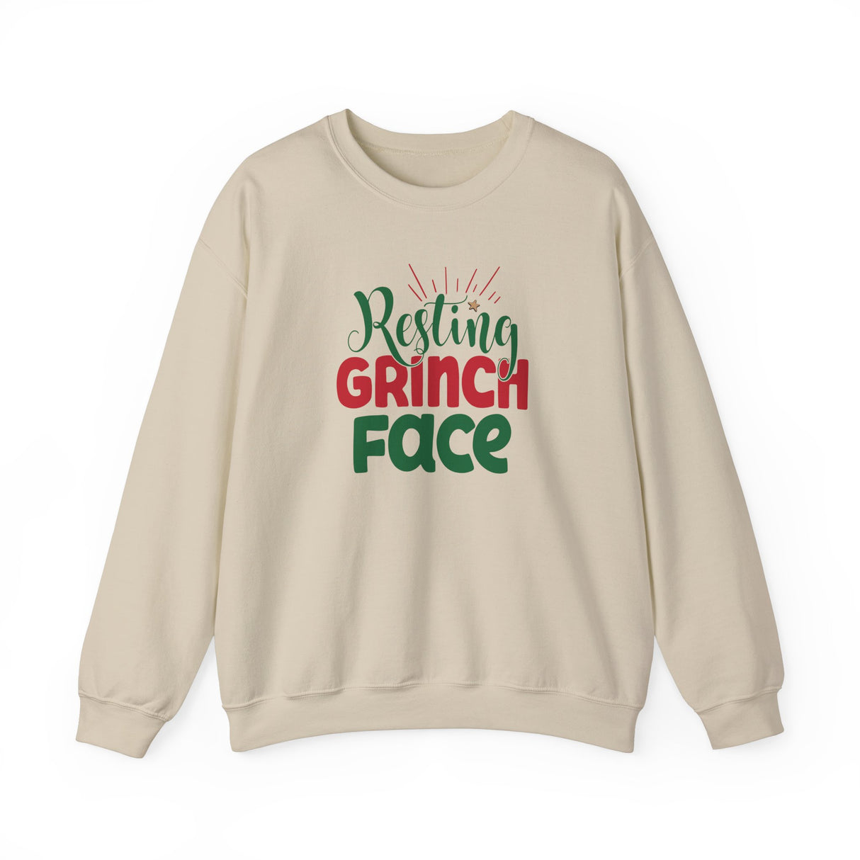 Holiday Resting Grinch Face Sweatshirt