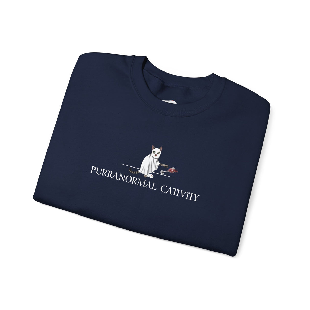 Crewneck Sweatshirt Purranormal Cativity Design by Nina