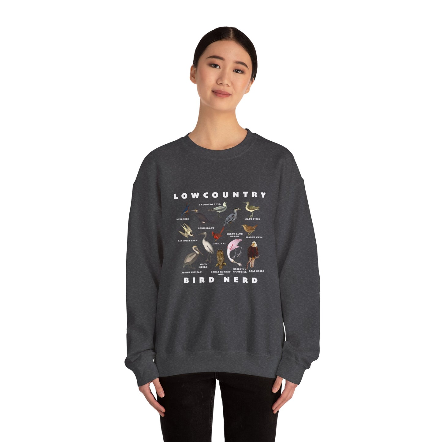 Bird Lover Sweatshirt - Lowcountry Bird Nerd Unisex Crewneck