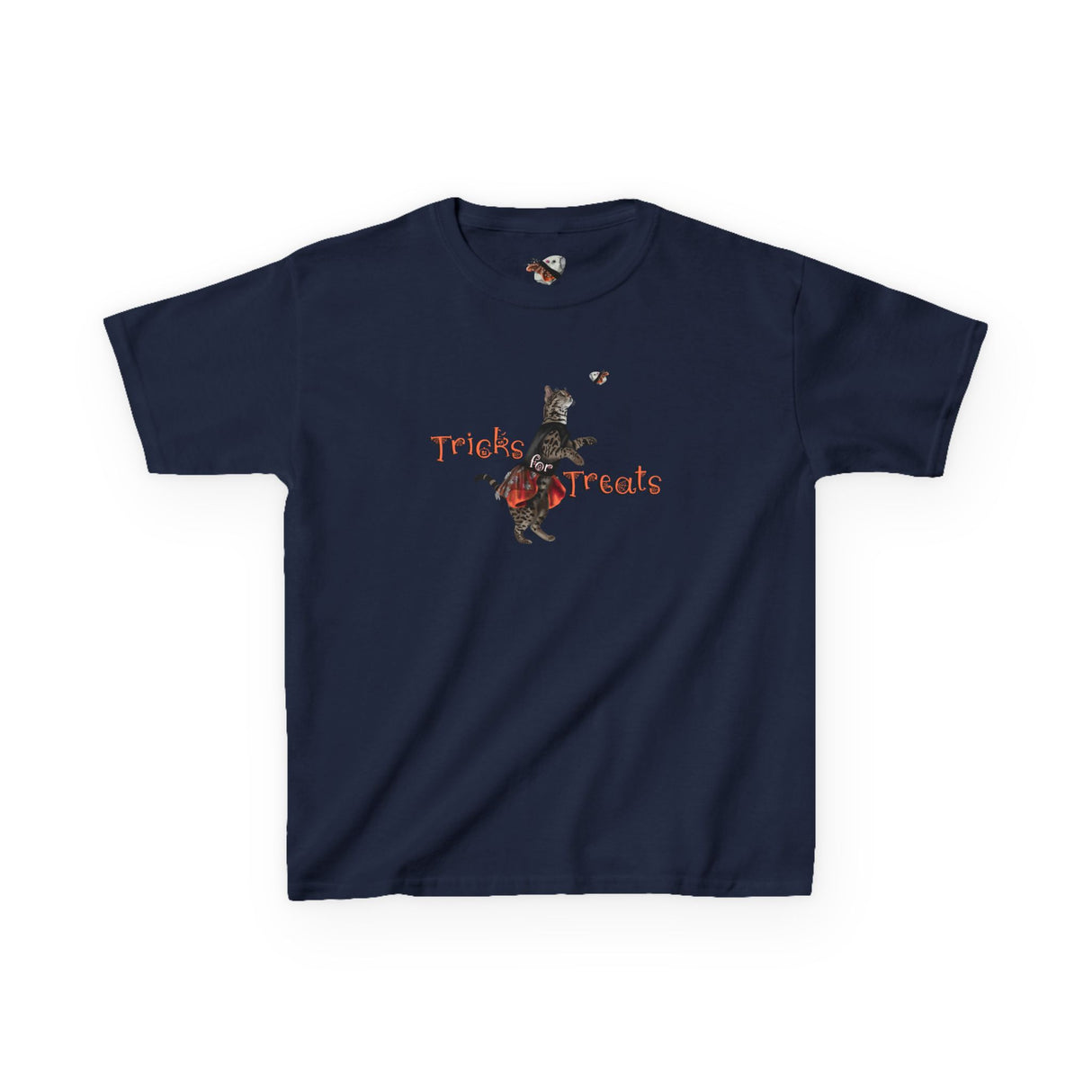 Kids Tee — "Tricks for Treats" Flounder Halloween Ballet Tee