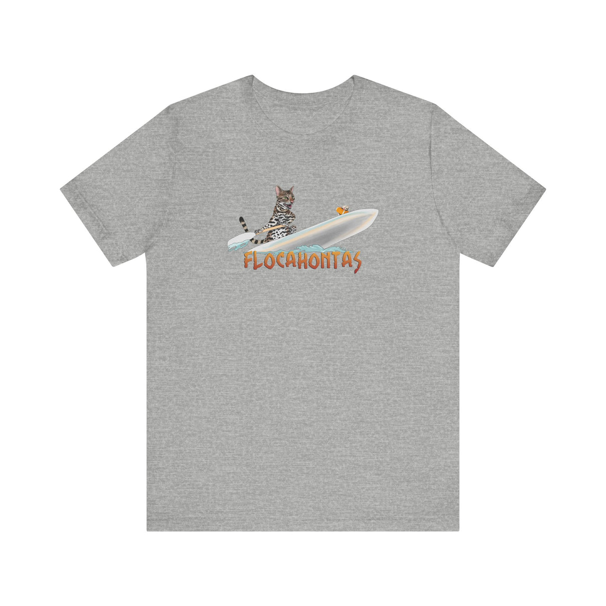 Flocahontas Unisex Tee - Flounder the Purrmaid with Mouse Toy Design