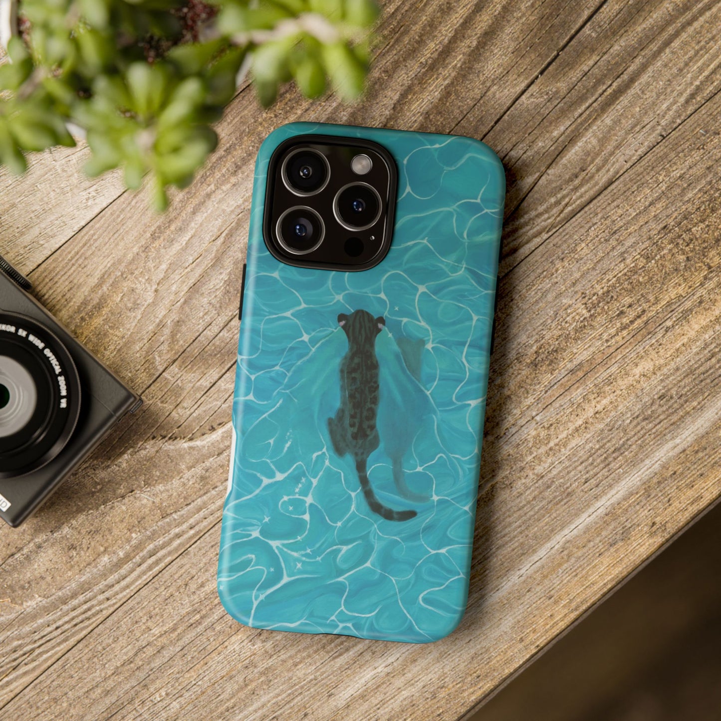 Phone Cases Purrmaid Painting featuring Flounder
