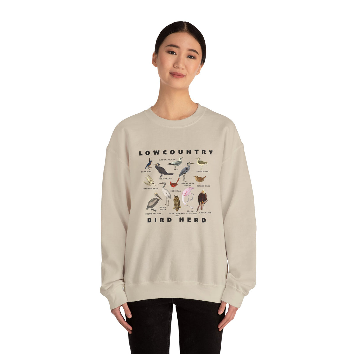 Bird Lover Sweatshirt - Lowcountry Bird Nerd Unisex Crewneck