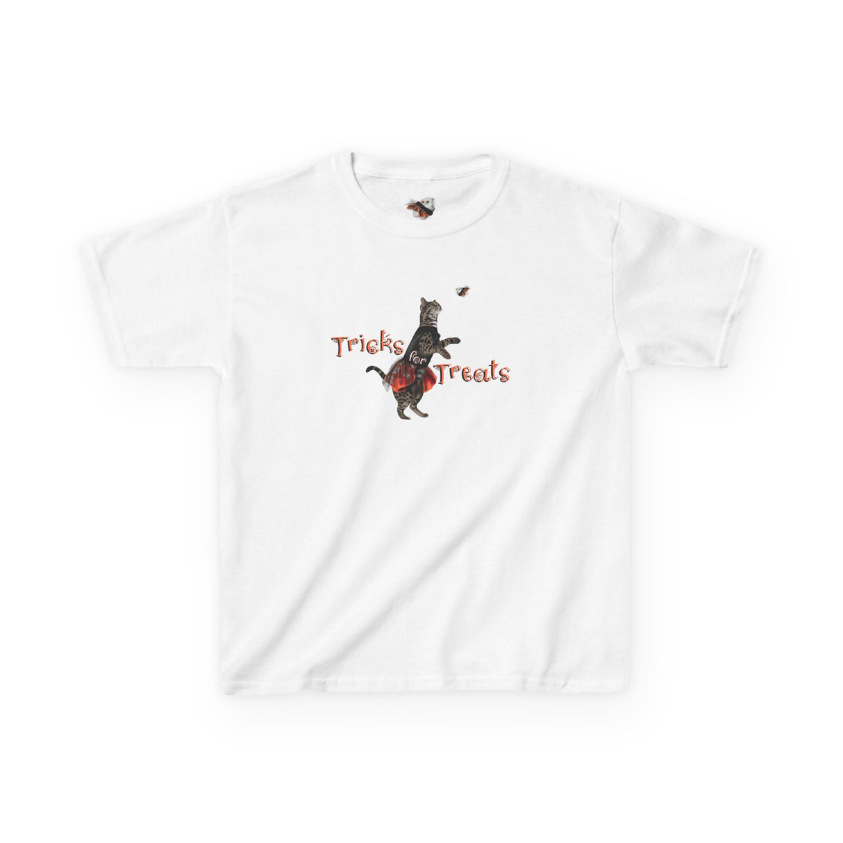 Kids Tee — "Tricks for Treats" Flounder Halloween Ballet Tee