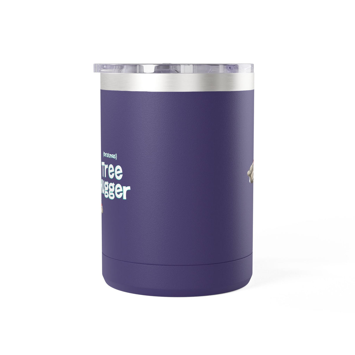 Coffee Mug Tumbler - Christmas Tree Hugger Design