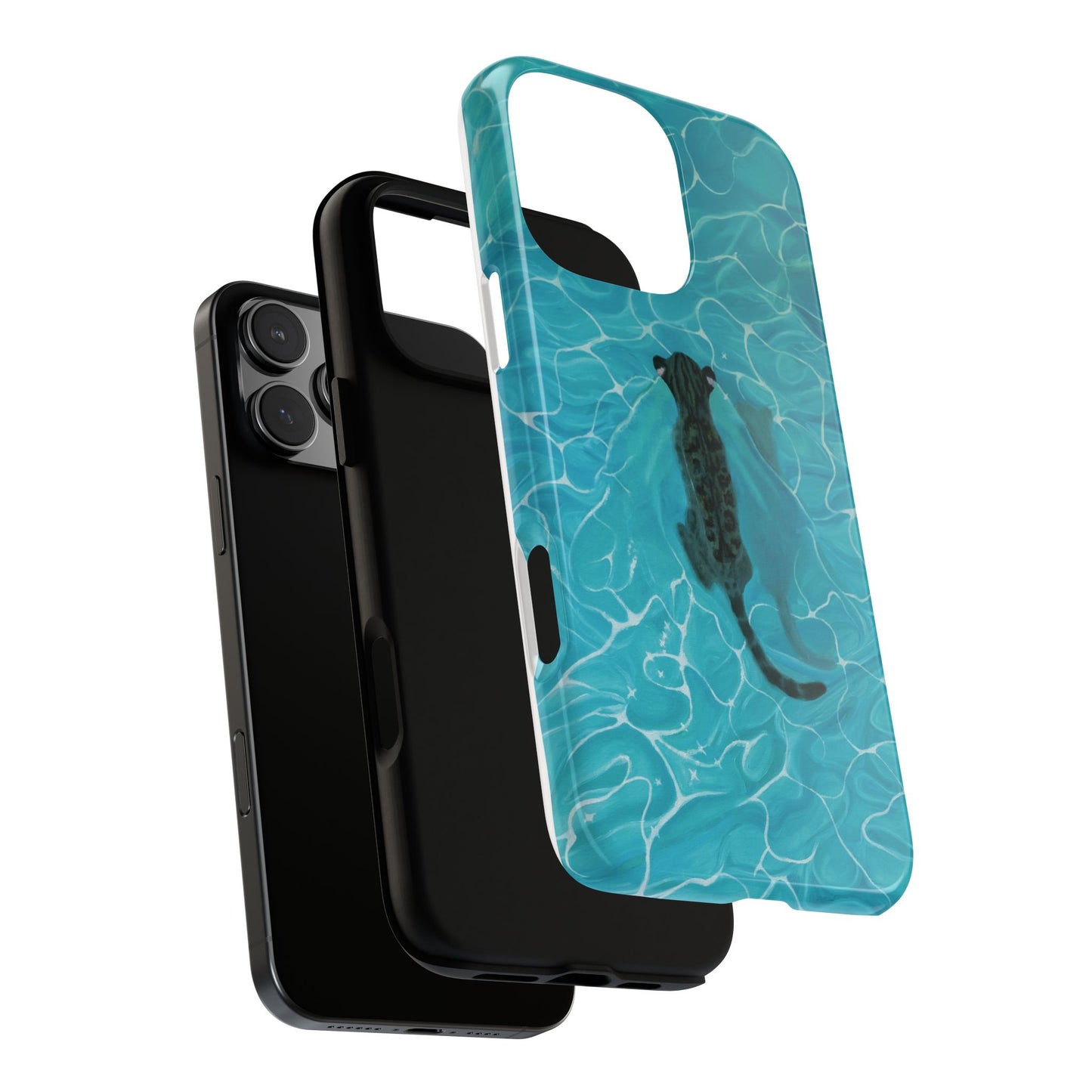 Phone Cases Purrmaid Painting featuring Flounder