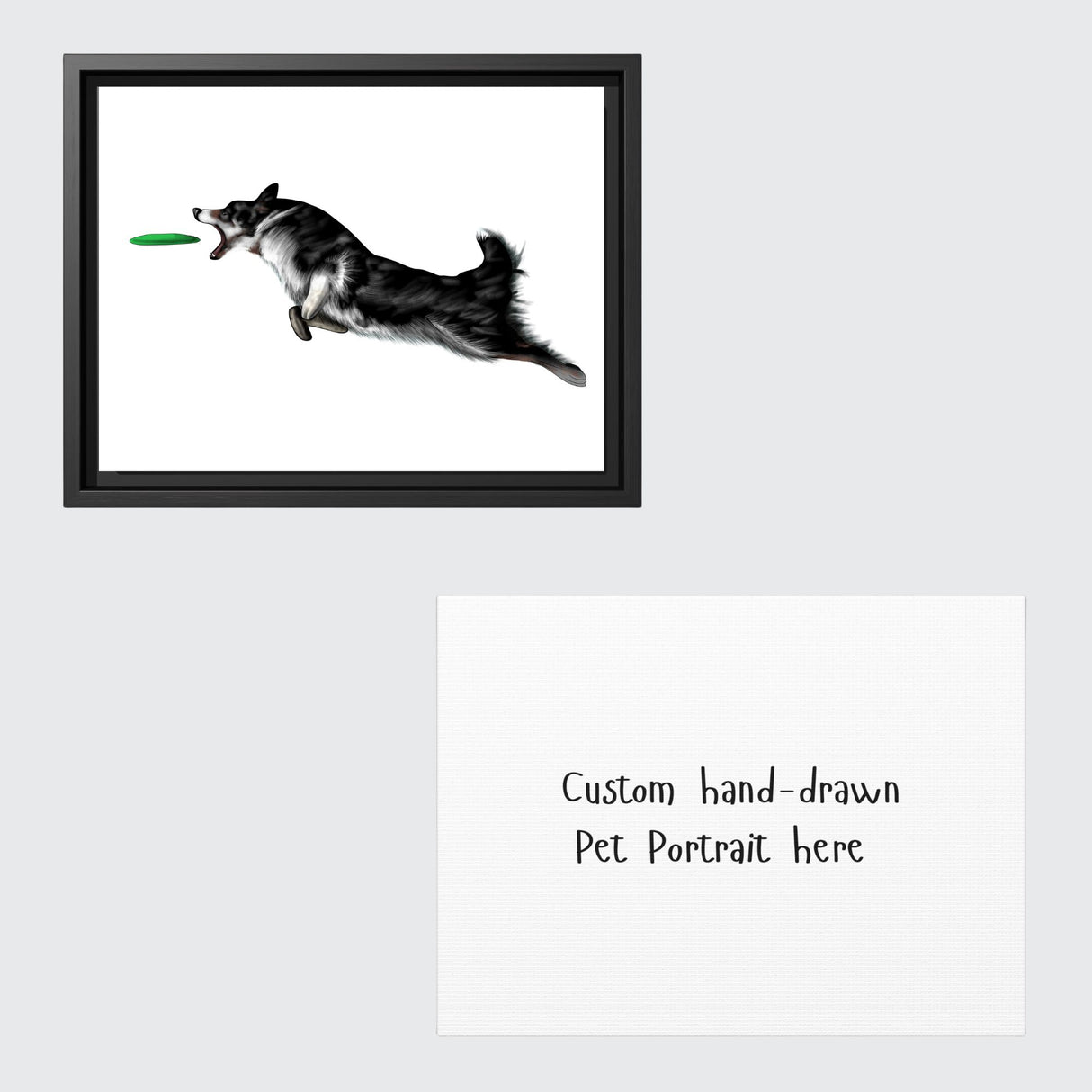Custom Pet Portrait of Your Pet on Canvas