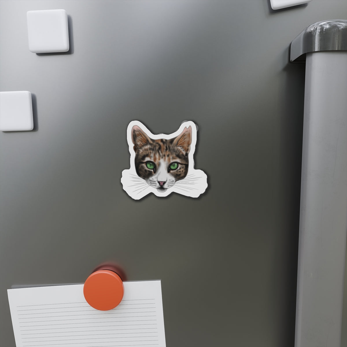 Custom Pet Portrait of Your Pet on a Magnet or Sticker