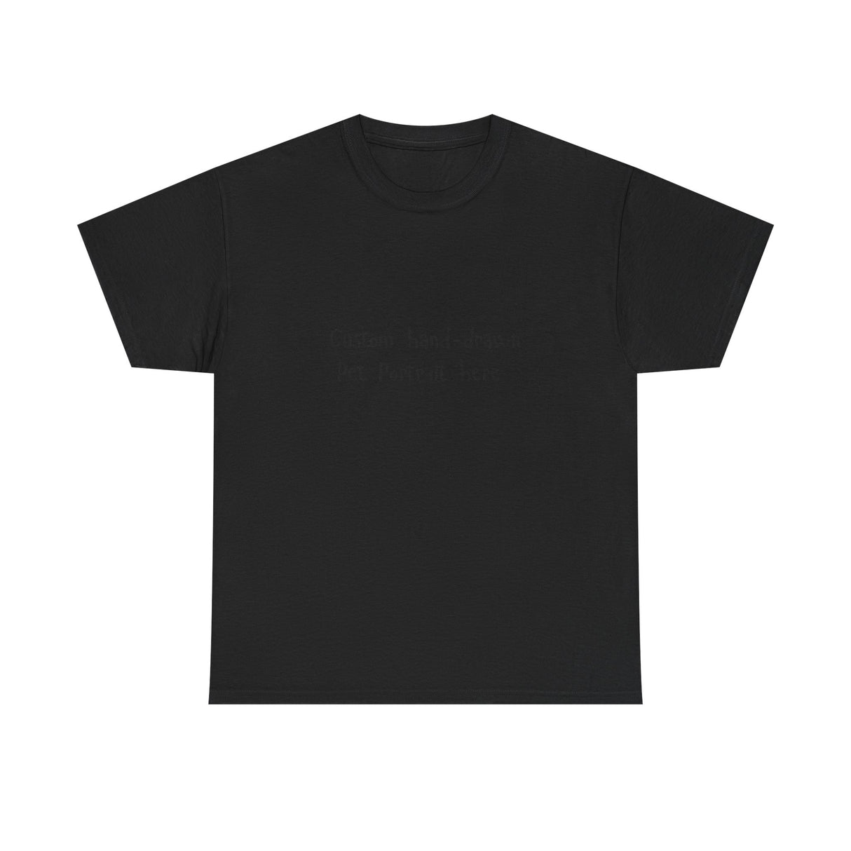 Custom Pet Portrait of Your Pet on a T-Shirt