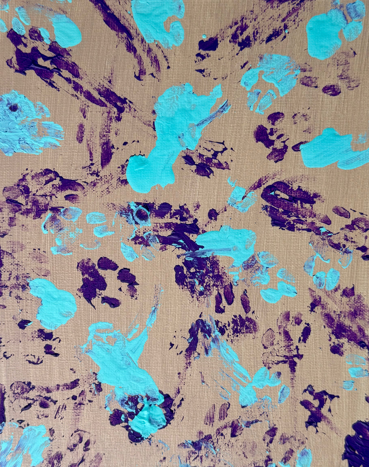 Flounder Purrcasso Painting
