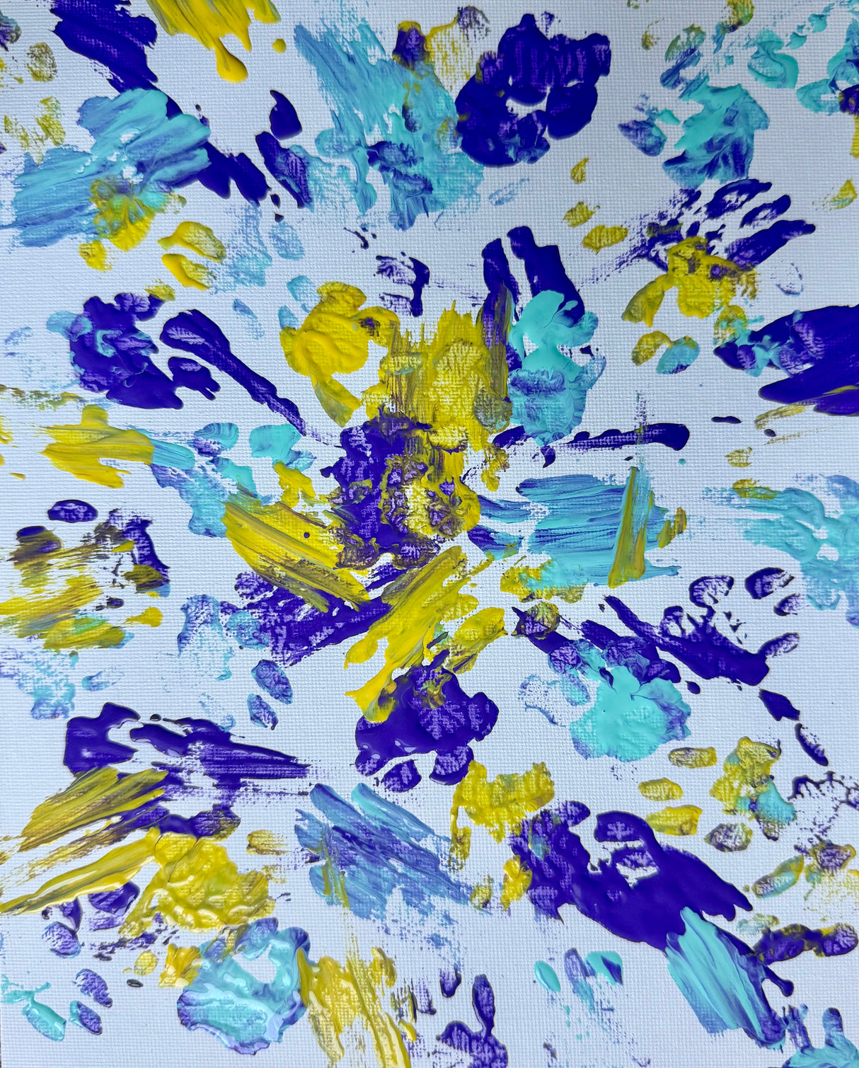 Flounder Purrcasso Painting