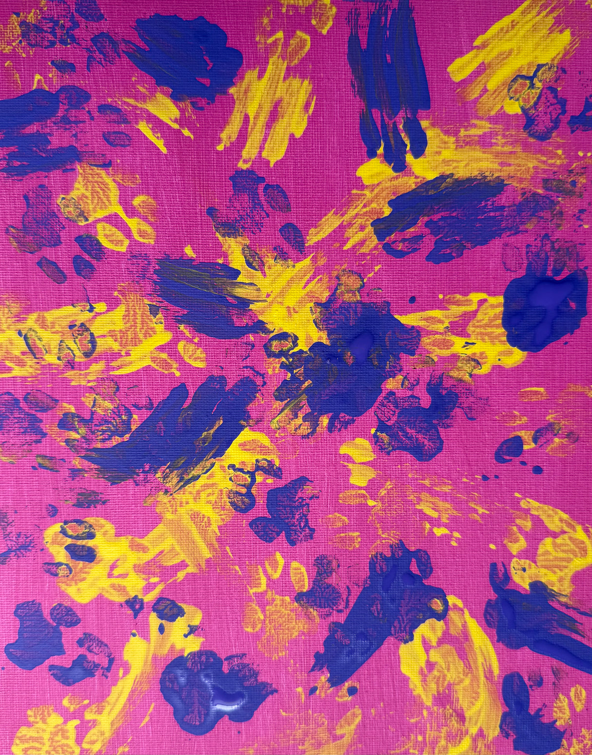 Flounder Purrcasso Painting