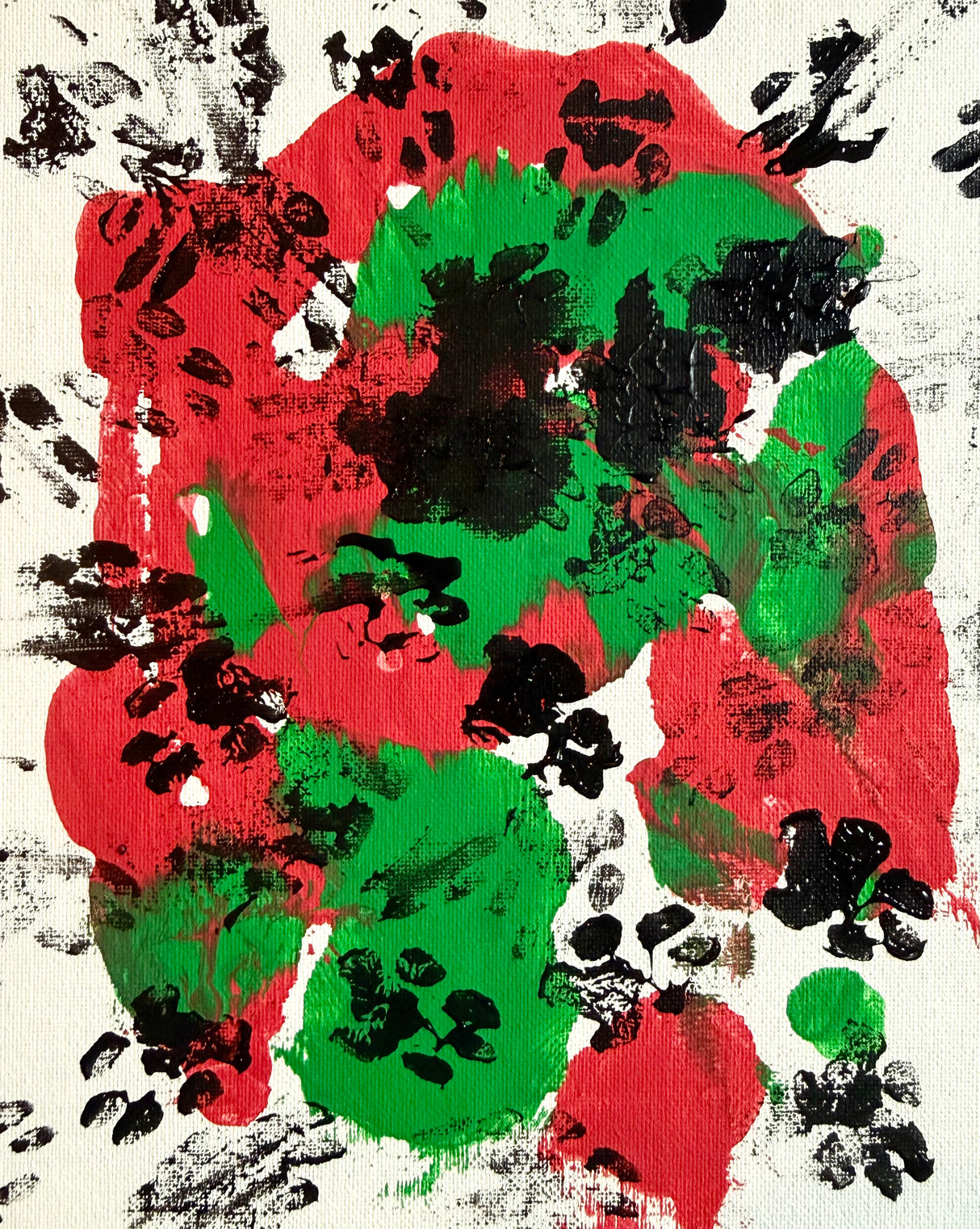 Flounder Purrcasso Painting