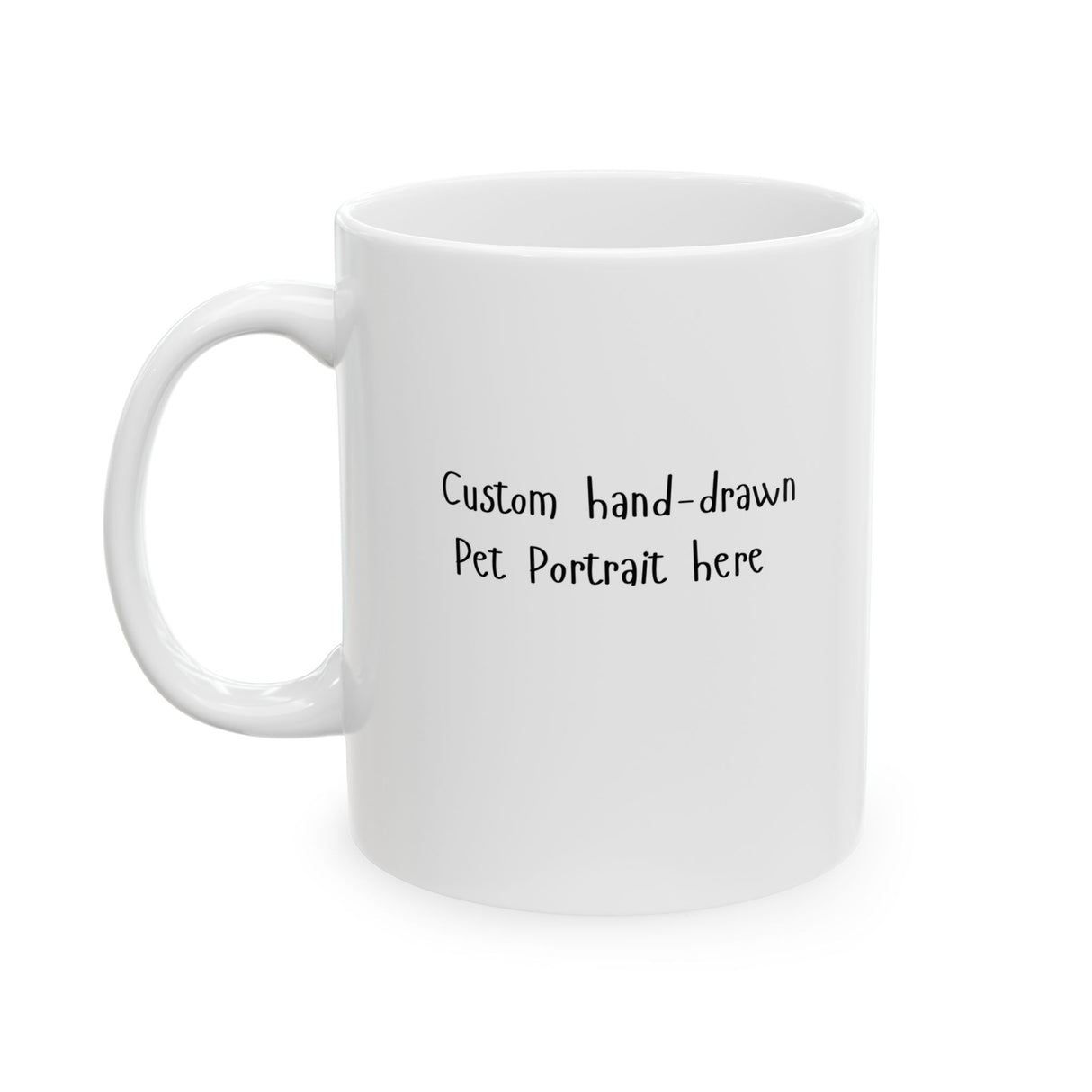 Custom Pet Portrait of Your Pet on Drinkware