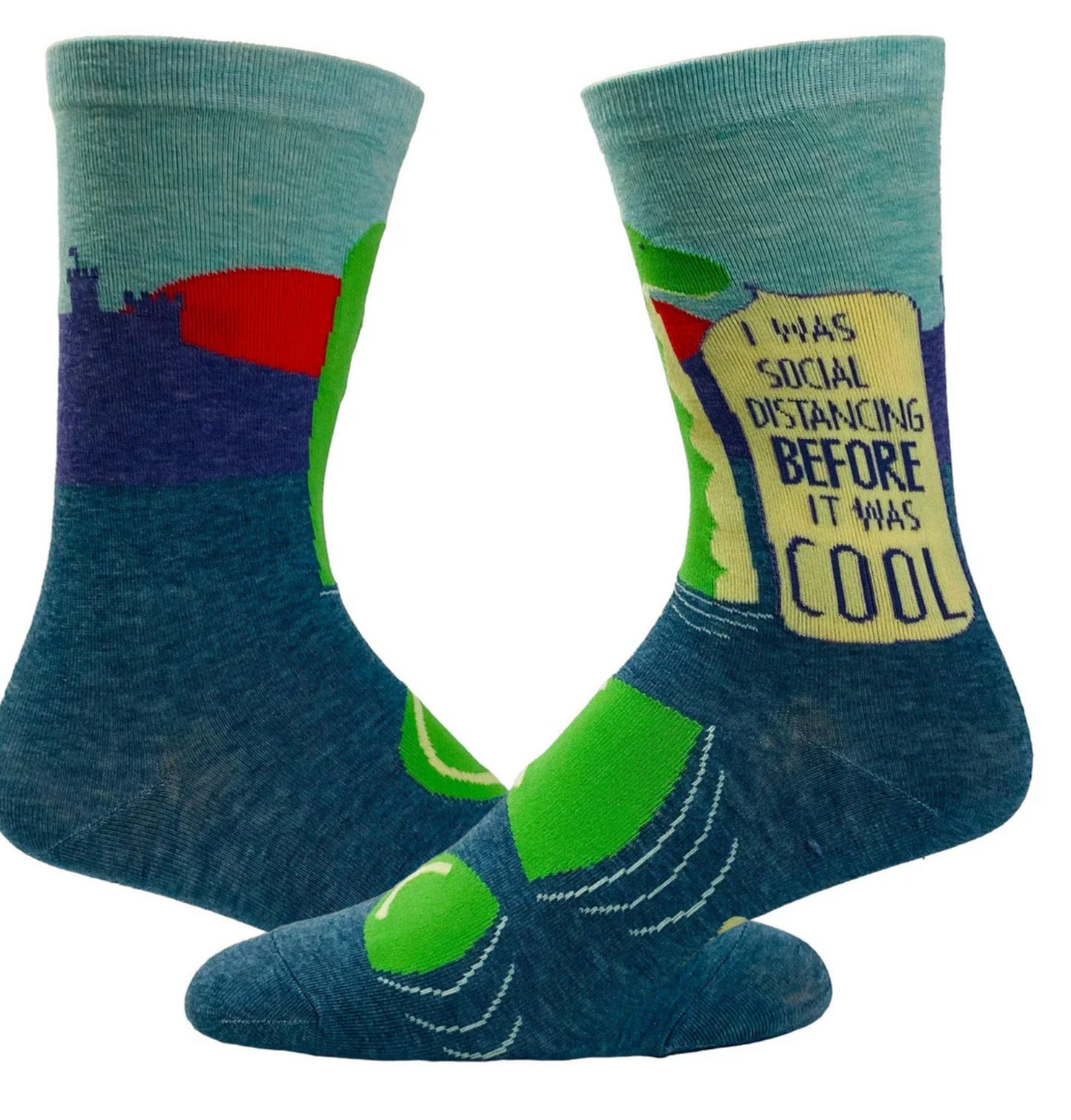 "I was Social Distancing before it was Cool" Socks