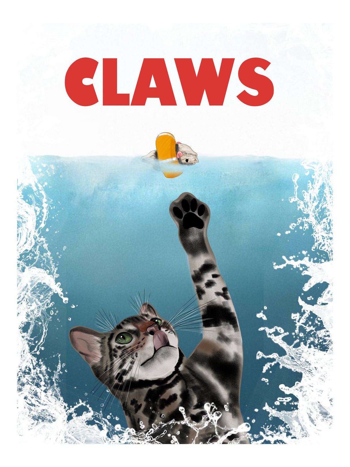 CLAWS Vinyl Die Cut Sticker