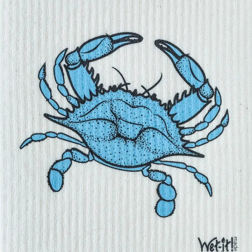 Blue Crab Swedish Cloth