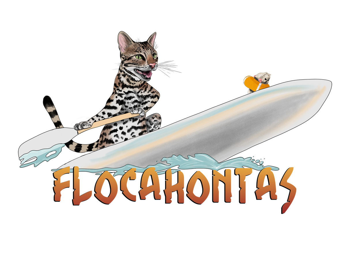Flocahontas die cut vinyl Sticker