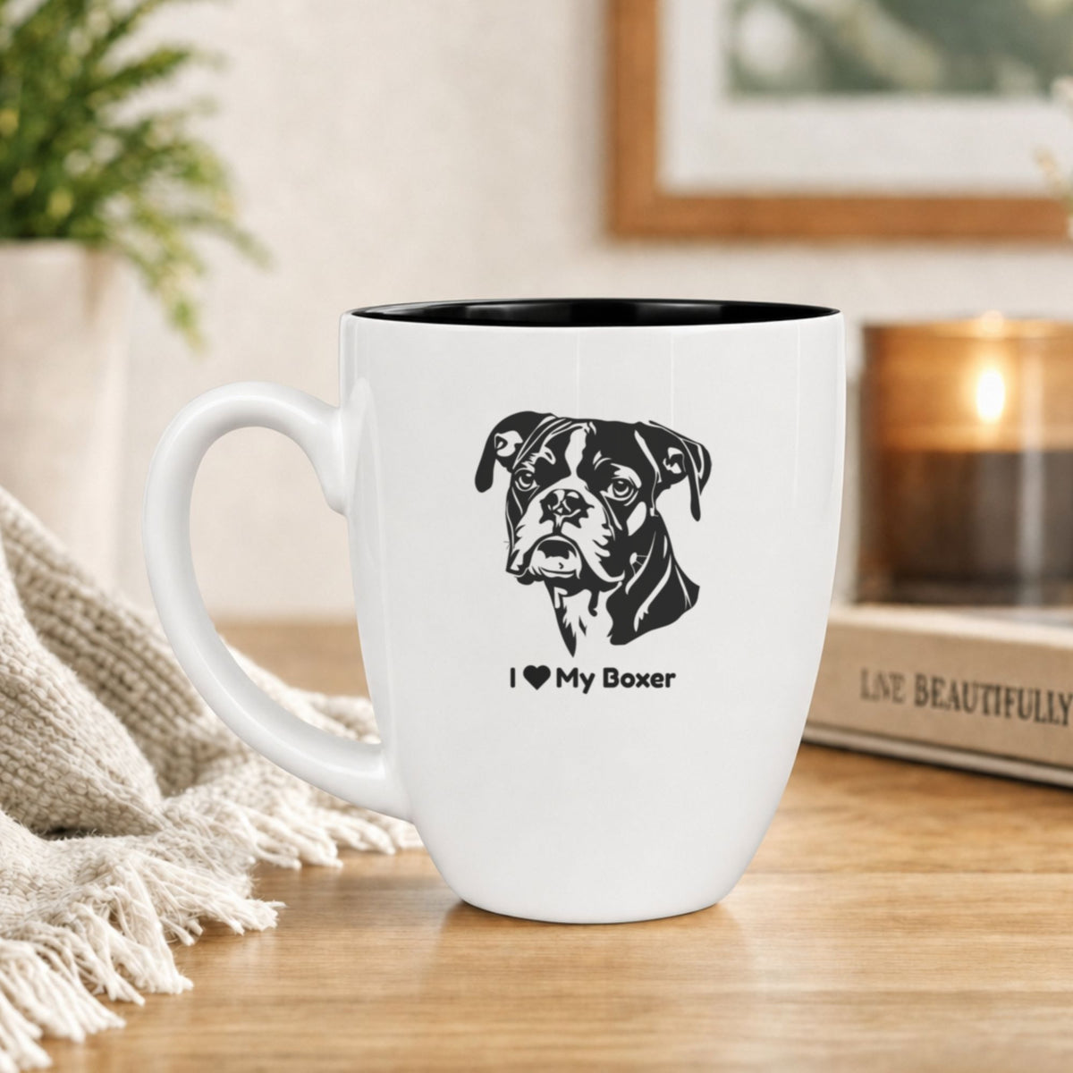Boxer 16 oz Ceramic Coffee Mug