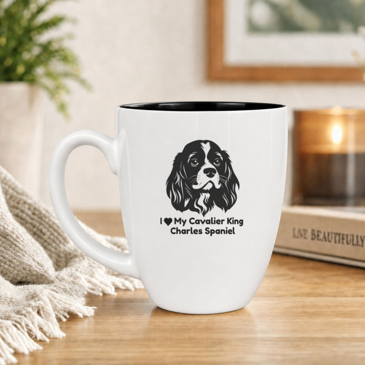 Cavalier King Charles Spaniel 16 oz Ceramic Coffee Mug