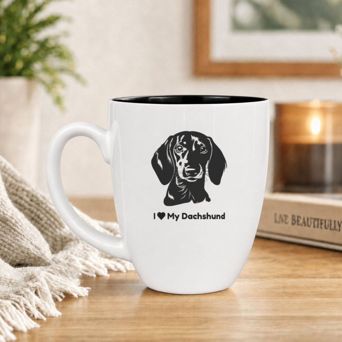 Dachshund 16 oz Ceramic Coffee Mug