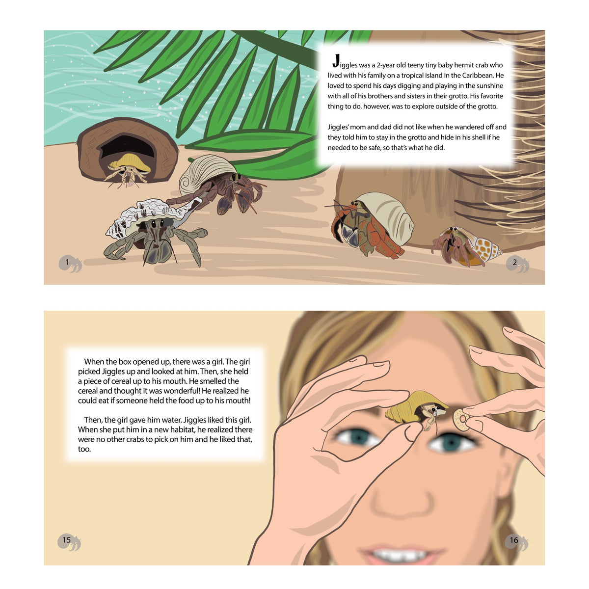 The Journey of Jiggles children's book by Nina Leipold
