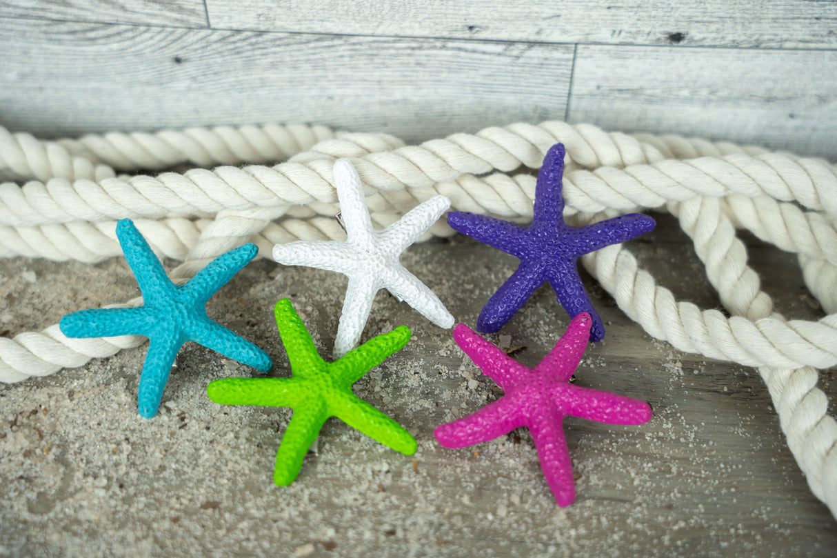 Starfish Hair Clips - Durable, Waterproof & Available in Colors