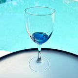 10.5 oz Ocean-Inspired Wine Glass with Floating Sea Creature