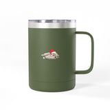 Coffee Mug Tumbler - Christmas Tree Hugger Design