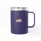 Coffee Mug Tumbler - Christmas Tree Hugger Design